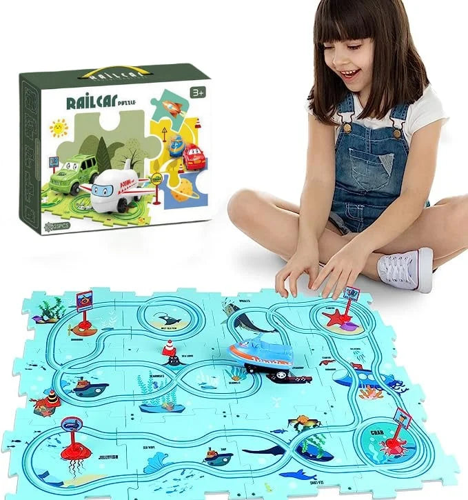 Educational Car Puzzle Set